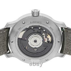 Ming 22.01 GMT Automatic 38mm Titanium Mens Strap Watch 22.01 GMT