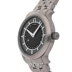 Ming GMT Automatic 38mm Titanium Mens Bracelet Watch 17.03 GMT