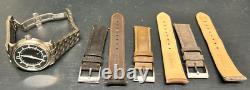 Ming WATCH 17.03 Automatic GMT Dial 3 Extra OEM Straps & Titanium Bracelet 38mm