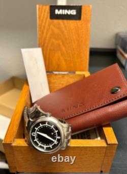 Ming WATCH 17.03 Automatic GMT Dial 3 Extra OEM Straps & Titanium Bracelet 38mm