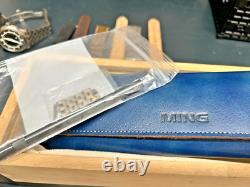 Ming WATCH 17.03 Automatic GMT Dial 3 Extra OEM Straps & Titanium Bracelet 38mm