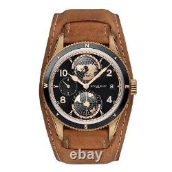 Montblanc 1858 Geosphere LE Bronze with WARRANTY Minerva GMT 117840 with BOX $6500