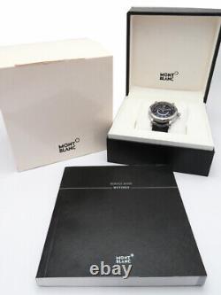 Montblanc Star World Time GMT 109285 Men's automatic winding Used Black