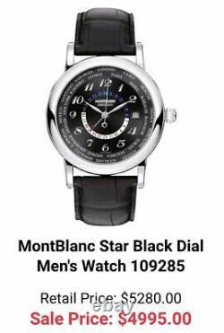 Montblanc Star World Time GMT Automatic Men's Watch 109285