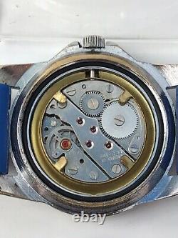 Mortima Super Datomatic Diver GMT Vintage Watch Mans Waterproof 100% De Luxe