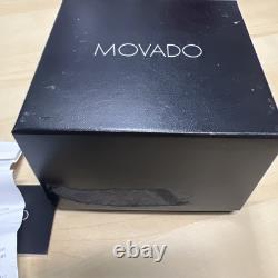 Movado Black Series 800 GMT World-Time 24 Hr Steel Watch