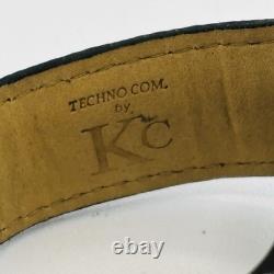 Movado Black Series 800 GMT World-Time 24 Hr Steel Watch Model 14-1-36-1207