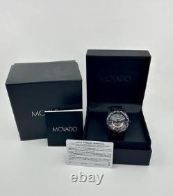 Movado Black Series 800 GMT World-Time Rose Gold Watch Model 2600118