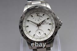 NEAR MINT+3 ORIENT STAR World Time GMT FA00-C1 White Automatic Men Watch JAPAN