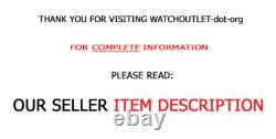 NEW! ARAGON Millipede Black Dial GMT Watch 44mm 24 Hr. Dial Automatic Mvmt A547