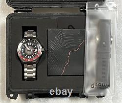NEW BOLDR Odyssey 44 FREEDIVER GMT CK1886 Black Red watch -DEALER & WARRANTY