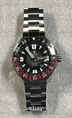 NEW BOLDR Odyssey 44 FREEDIVER GMT CK1886 Black Red watch -DEALER & WARRANTY
