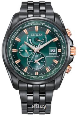 NEW Citizen Eco-Drive Radio Controlled Perpetual GMT Men's Watch AT9128-87X