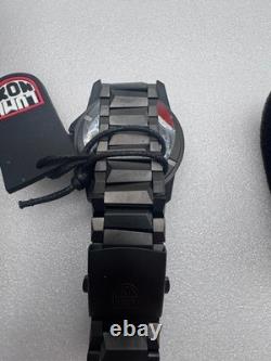 NEW Luminox F-117 Nighthawk GMT Gunmetal Divers Quartz Men's Watch XA. 6422