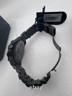 NEW Luminox F-117 Nighthawk GMT Gunmetal Divers Quartz Men's Watch XA. 6422