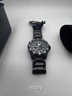 NEW Luminox F-117 Nighthawk GMT Gunmetal Divers Quartz Men's Watch XA. 6422