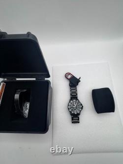 NEW Luminox F-117 Nighthawk GMT Gunmetal Divers Quartz Men's Watch XA. 6422