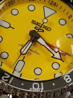 NEW? SEIKO 5 Sports GMT Series SSK017 Yellow Dial Automatic Watches