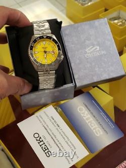 NEW? SEIKO 5 Sports GMT Series SSK017 Yellow Dial Automatic Watches