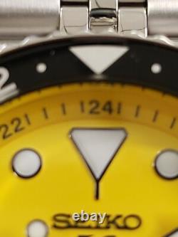 NEW? SEIKO 5 Sports GMT Series SSK017 Yellow Dial Automatic Watches