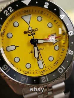 NEW? SEIKO 5 Sports GMT Series SSK017 Yellow Dial Automatic Watches