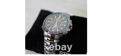 NEW! Seiko Coutura SSG021 Radio Sync Solar Chronograph Stainless Steel