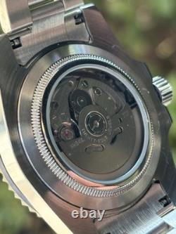 NEW Seiko MOD Custom Watch GMT Explorer II Black Bay Pro NH34A Movement MINT