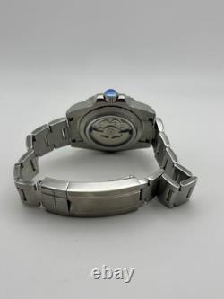 NEW Seiko NH34 Premium Custom MOD Watch Rugged GMT Polar White Dial MINT