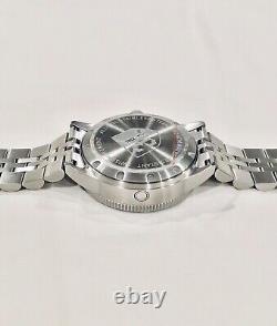 NEW Swiss Three Leagues GMT RP $375 1640 Ft Blue/Silver Dive Watch