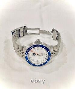 NEW Swiss Three Leagues GMT RP $375 1640 Ft Blue/Silver Dive Watch