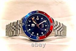 NEW Swiss Three Leagues Grey GMT Pepsi 500 M/1640 Ft TLW3L205 RP $375 Dive Watch
