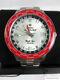 NEW Zodiac Super Sea Wolf GMT World Time Automatic Silver Red Watch ZO9410 NWT