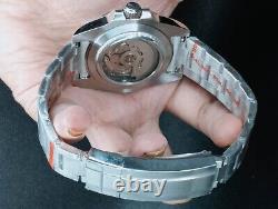 NH34 GMT Movement Custom Watch Explorer 2 40mm Automatic Solid Stainless Steel