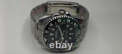 NH34 GMT Movement Custom Watch Sprite GMT 40mm Automatic Solid Stainless Steel