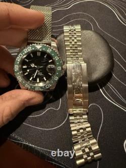 NH35 Green GMT Automatic Watch