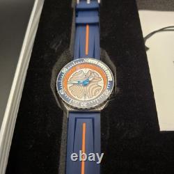 NIB Revelot Admiral GMT Damascus Automatic Watch #22/30