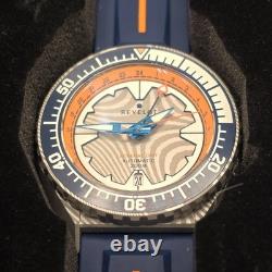 NIB Revelot Admiral GMT Damascus Automatic Watch #22/30 NIB Revelot Admiral GMT Damascus Automatic Watch #22/30