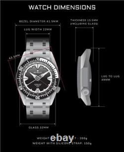 NIB Revelot Admiral GMT Damascus Automatic Watch #22/30