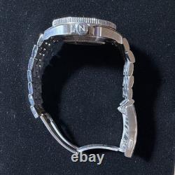 NOMADIC FIOR 555 GMT Automatic Green Dial Stainless Bracelet 50M w Box Manual