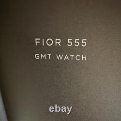 NOMADIC FIOR 555 GMT Automatic Green Dial Stainless Bracelet 50M w Box Manual