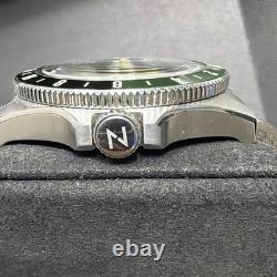 NOMADIC FIOR 555 GMT Automatic Green Dial Stainless Bracelet 50M w Box Manual