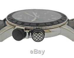 NOS Glycine Airman 17 World Time GMT Automatic Mens Watch 3927.191