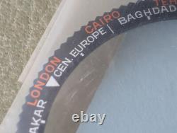 NOS Vintage Bulova Caravelle World Time Non-GMT'B154' Bezel FOR 695 CASES ONLY