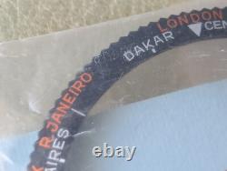 NOS Vintage Bulova Caravelle World Time Non-GMT'B154' Bezel FOR 695 CASES ONLY