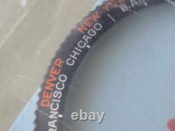 NOS Vintage Bulova Caravelle World Time Non-GMT'B154' Bezel FOR 695 CASES ONLY