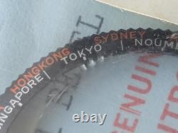 NOS Vintage Bulova Caravelle World Time Non-GMT'B154' Bezel FOR 695 CASES ONLY