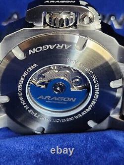 NWOT Aragon A543GRY Millipede Max GMT NH34 48mm Machine Of A Watch