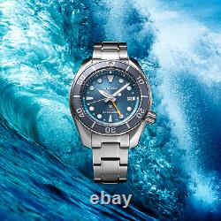 NWT Seiko Prospex Sumo Solar GMT Diver Sea Blue Dial SFK001