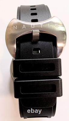 Nautis Mans Watch GMT Pro Diver 50 ATM 500m 1650ft Release Valve Swiss Movt