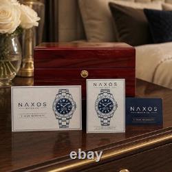 Naxos GMT Automatic Greece Edition NH34 Sapphire Crystal 200M. (Made In Greece)